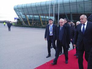 Премиерите на България и Азербайджан Бойко Борисво и Артур Расизаде