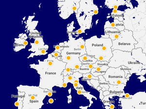 Германската авиокомпания Луфтханза разработи интерактивна бирена карта, която показва къде