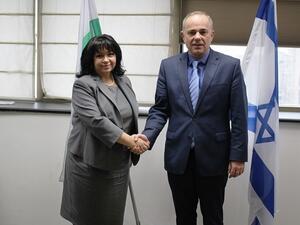 Доставка на природен газ от Израел за България обсъдиха енергийните министри на двете страни