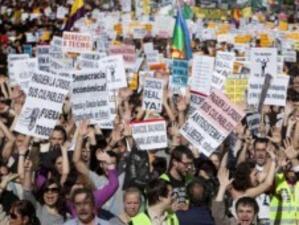 Хиляди демонстранти се събраха отново в Мадрид