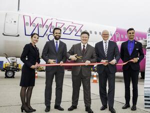 Wizz Air откри официално своята нова база във Виена