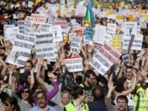 Протест в Мадрид с искане за политически и социални реформи