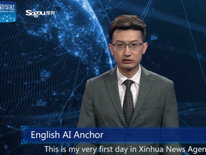 Водещите на новините в Китай могат да бъдат изцяло заменени
