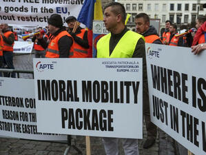 Комисия на Европарламента гласува спорния пакет „Мобилност“