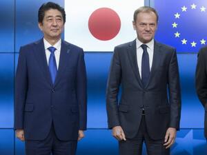 Среща на върха ЕС-Япония обсъжда свободната търговия