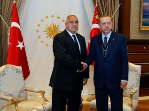Премиерът Бойко Борисов се среща с турския президент Ердоган в Анкара