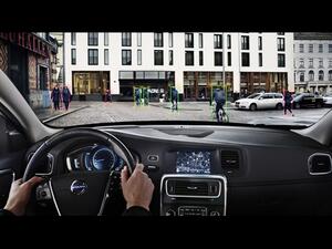 Иновативна система на Volvo пази колоездачите
