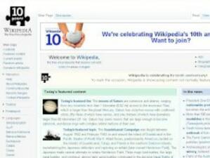 Wikipedia става на 10 години