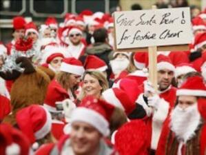 Стотици Дядо Коледовци превзеха Лондон