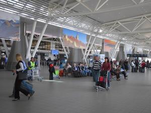 Софийското летище отчете 12% ръст на пътниците през август