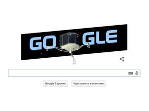 Google отбеляза първото кацане на космически апарат на комета с Doodle