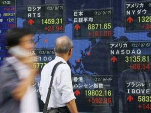 Азиатските пазари се търгуваха смесено в понеделник, като инвеститорите бяха