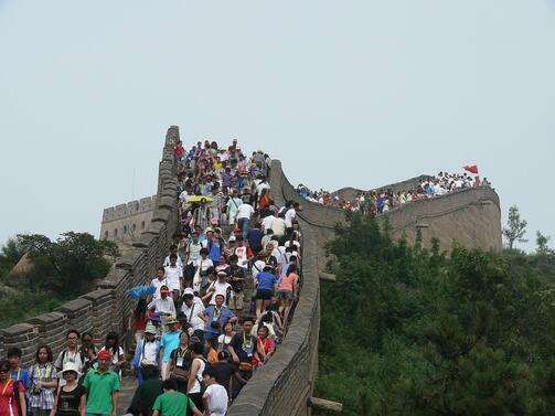 Общо 502 милиона китайци са пътували в Китай през първите