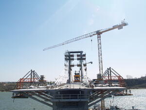 Строежът на Дунав мост 2 ще завърши в края на ноември