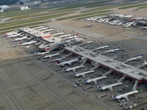 9-те най-натоварени летища в света