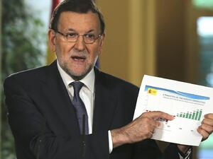 Испанският премиер Мариано Рахой обеща икономическият растеж на страната да
