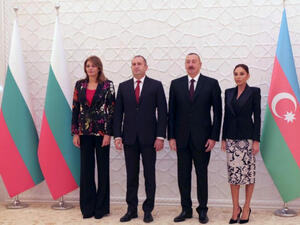 Президентът Румен Радев и държавният глава на Азербайджан Илхам Алиев
