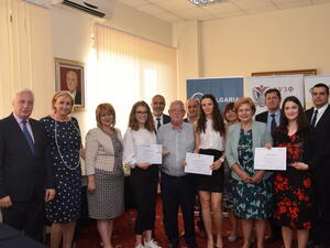 Студенти от България и чужбина бяха отличени в националния конкурс „Млад одитор“ 2019 г.