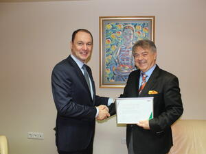 EVN Топлофикация връчи Зелен сертификат на хотел „Рамада Пловдив Тримонциум“ 