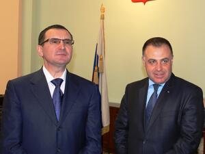 Двамата министри - Мирослав Найденов и Николай Фьодоров