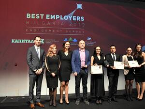 Дискордиа със специално отличие на наградите „Най-добрите работодатели“ в България 