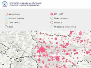Вече е онлайн първата интерактивна карта на българската индустрия