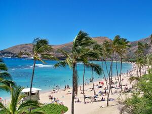 Хаваите преживяха кошмарен спад на чуждите туристи