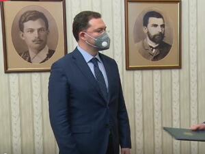 Кандидатът на ГЕРБ-СДС Даниел Митов получи мандата за кабинет 
