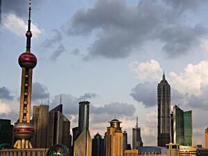 <p>Шанхай - символ на икономическия растеж на Китай</p>