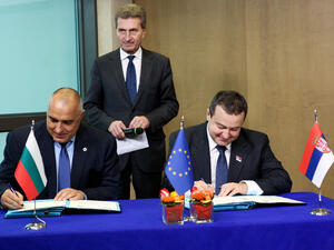 България и Сърбия подписаха договора за газовата връзка