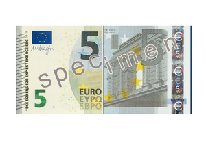 На новите 5 евро ще има надпис и на кирилица