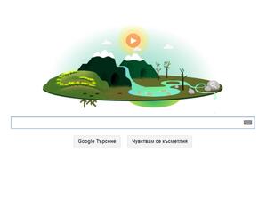 Google с Doodle за Деня на Земята