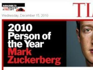 Създателят на Facebook стана "Личност на годината" на сп. Time