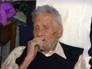 Най-възрастният мъж на света е на 111 години (ВИДЕО)