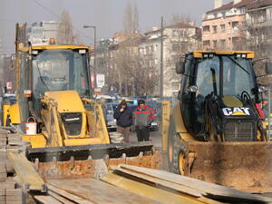 Нова организация на движението в центъра на София заради строежа на метрото