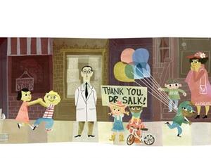 Google почете 100 години от рождението на имунолога Джонас Солк