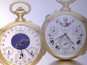 Златен часовник на производителя Patek Philippe удари рекордна сума на търг (ВИДЕО)