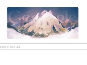 Google отбелязва с дудъл първото изкачване на Монблан