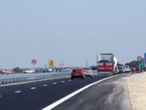 Част от магистрала "Тракия" край Стара Загора може да потъне