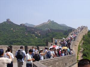 Броят на чуждите туристи в Китай непрекъснато расте