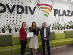 EVN Топлофикация връчи "Сертификат за чист въздух" на Мол Пловдив Плаза 
