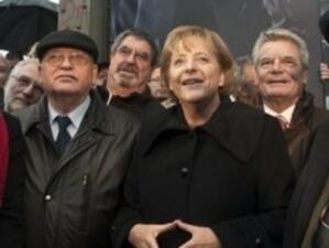 Световни лидери преминаха през Бранденбургската врата