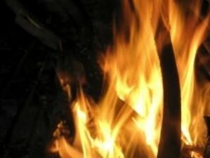Голям пожар избухна в община Ихтиман
