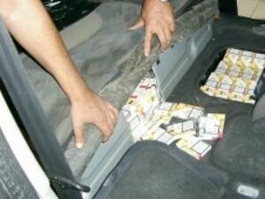На Калотина спряха кола с 1400 кутии нелегални цигари