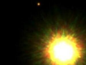 Астрономи фотографираха за първи път гигантска екзопланета