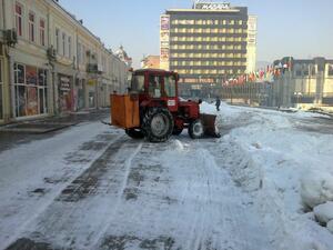 Стръмните улици с павета в Шумен са проблемни за почистване