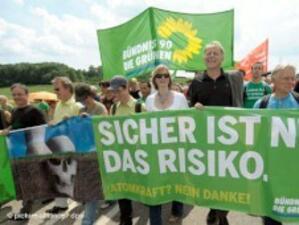 Зелените са единствената партия в Германия, увеличила членската си маса през 2010 г.
