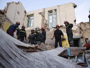 Вторични трусове и щети в Гърция след земетресението в Егейско море