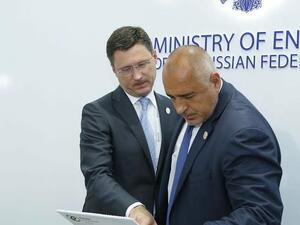 Премиерът Борисов разговаря с руския министър на енергетиката в Истанбул